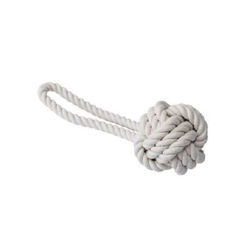 Quapas Dog Toy Rope Ball Natural XL 60cm