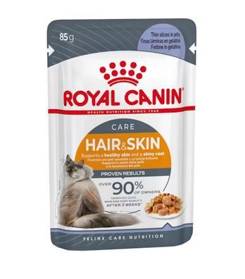 Royal Canin Feline Hair & Skin Mousse P.B. Multipack 12x85g