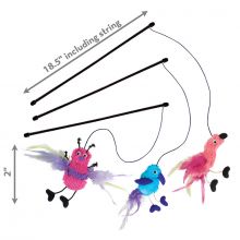 KONG Cat Teaser Feather Sortiert
