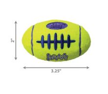 KONG Airdog Squeaker Football Small