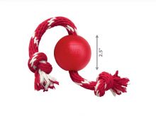 KONG Ball With Rope Small