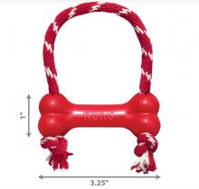 KONG Goodie Bone mit Seil Extra Small