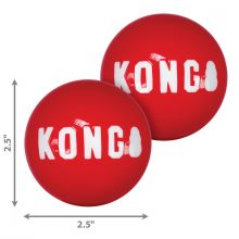 KONG Signature Balls Medium 2er Pack
