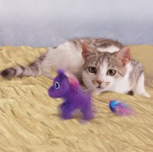 KONG Cat Enchanted Buzzy Unicorn