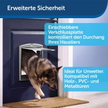 PetSafe 2-Wege Haustiertür Original M braun