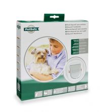 PetSafe Haustiertür für große Katzen & kleine Hunde weiß