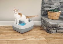 PetSafe Katzentoilette Deluxe mit Kristall-Katzenstreu
