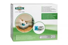 PetSafe Katzentoilette Deluxe mit Kristall-Katzenstreu