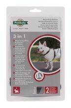 PetSafe 3 in 1 Geschirr & Rückhaltegurt S - schwarz