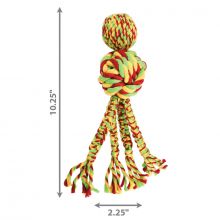 KONG Wubba Weaves mit Seil Small Sortiert