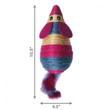 KONG Cat Wrangler Scratch Mouse Sortiert