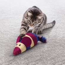 KONG Cat Wrangler Scratch Mouse Sortiert
