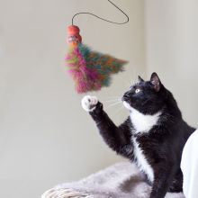 KONG Cat Wubba Teaser Boa Sortiert