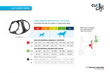 Curli Belka Geschirr Rot XL