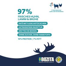 Bozita Purely Paté mit Huhn & Lamm 370 g (Menge: 6 je Bestelleinheit)