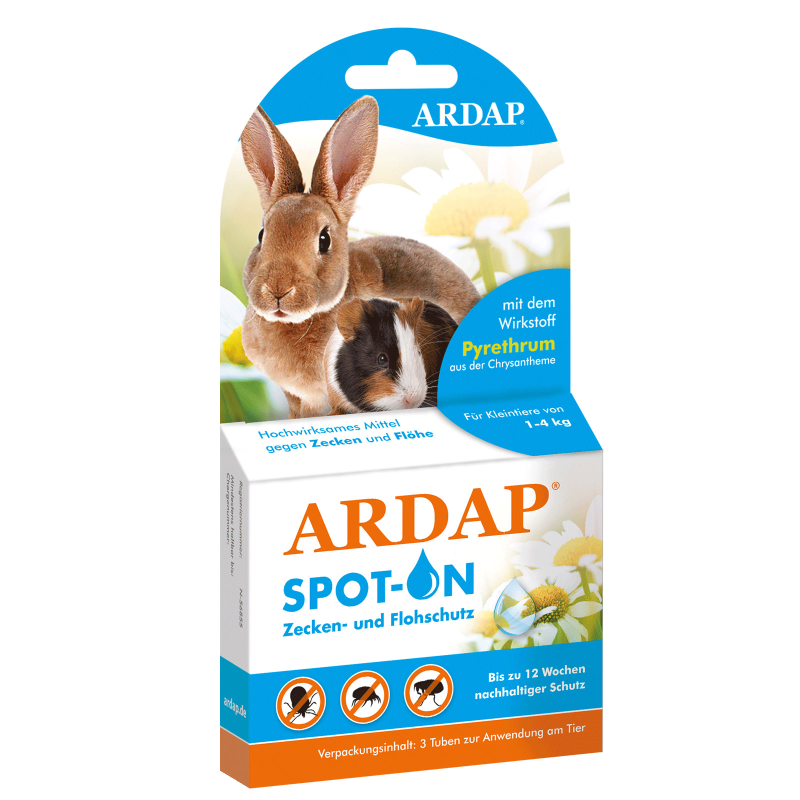 Ardap SpotOn für Kleintiere 14 kg 3 x 0.4 ml