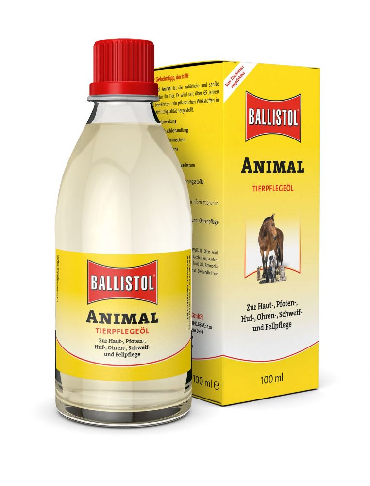 Ballistol-Animal - umfassendes Pflegeöl für Pferd und Hund Ballistol-Animal - umfassendes Pflegeöl für Pferd und Hund