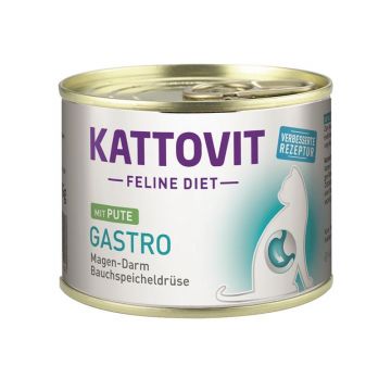 Kattovit Dose Feline Diet Gastro Pute 185g (Menge: 12 je Bestelleinheit) Kattovit Dose Feline Diet Gastro Pute 185g (Menge: 12 je Bestelleinheit)