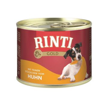 Rinti Dose Gold mit Huhn 185 g (Menge: 12 je Bestelleinheit)