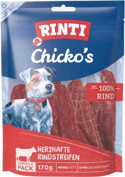 Rinti Chickos Rindstreifen 170 g (Menge: 9 je Bestelleinheit) Rinti Chickos Rindstreifen 170 g (Menge: 9 je Bestelleinheit)