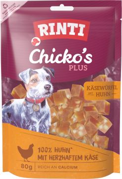 Rinti Chickos Plus Käsewürfel 80 g (Menge: 12 je Bestelleinheit) Rinti Chickos Plus Käsewürfel 80 g (Menge: 12 je Bestelleinheit)