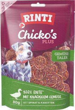 Rinti Chicko Plus Gemüsetaler mit Ente 80 g (Menge: 12 je Bestelleinheit) Rinti Chicko Plus Gemüsetaler mit Ente 80 g (Menge: 12 je Bestelleinheit)