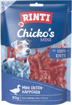 Rinti Chicko Mini Ente 80 g (Menge: 12 je Bestelleinheit) Rinti Chicko Mini Ente 80 g (Menge: 12 je Bestelleinheit)