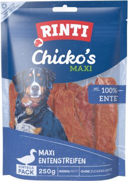 Rinti Chicko Maxi Entenstreifen 250 g (Menge: 9 je Bestelleinheit) Rinti Chicko Maxi Entenstreifen 250 g (Menge: 9 je Bestelleinheit)