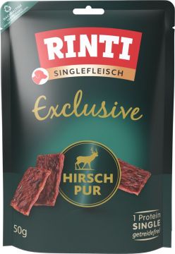 Rinti Exclusive Snack Hirsch 50 g (Menge: 12 je Bestelleinheit) Rinti Exclusive Snack Hirsch 50 g (Menge: 12 je Bestelleinheit)