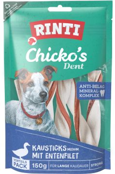 Rinti Chicko Dent Ente Medium 150 g (Menge: 9 je Bestelleinheit) Rinti Chicko Dent Ente Medium 150 g (Menge: 9 je Bestelleinheit)