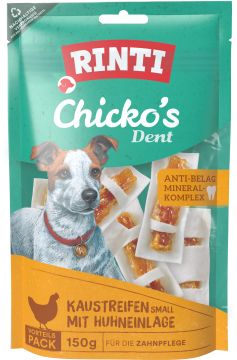Rinti Chicko Dent Huhn Small 150 g (Menge: 9 je Bestelleinheit) Rinti Chicko Dent Huhn Small 150 g (Menge: 9 je Bestelleinheit)