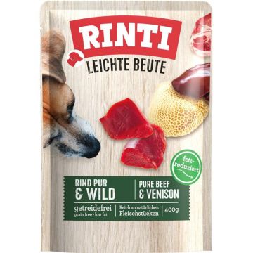 Rinti P.B. Leichte Beute Rind Pur & Wild 400g (Menge: 10 je Bestelleinheit)