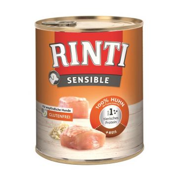 Rinti Dose Singlefleisch Huhn Pur 800 g (Menge: 6 je Bestelleinheit)