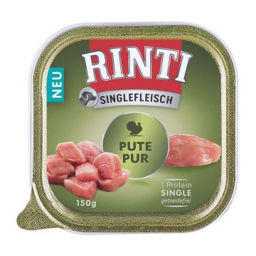 Rinti Singlefleisch Schale Pute Pur 150 g (Menge: 10 je Bestelleinheit) Rinti Singlefleisch Schale Pute Pur 150 g (Menge: 10 je Bestelleinheit)