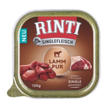 Rinti Singlefleisch Schale Lamm Pur 150 g (Menge: 10 je Bestelleinheit) Rinti Singlefleisch Schale Lamm Pur 150 g (Menge: 10 je Bestelleinheit)