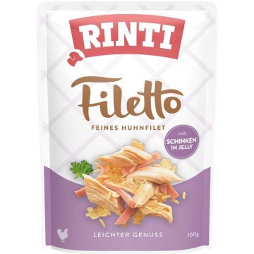 Rinti Filetto Huhnfilet mit Schinken in Jelly 100 g (Menge: 24 je Bestelleinheit)
