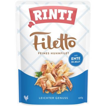 Rinti Filetto Huhnfilet mit Ente in Jelly 100 g (Menge: 24 je Bestelleinheit)