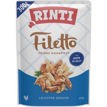 Rinti P.B. Filetto Huhn & Ente in Jelly 300g (Menge: 6 je Bestelleinheit)