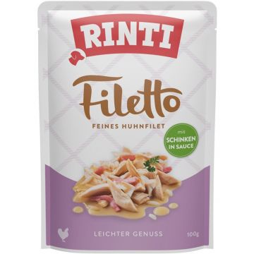 Rinti P.B. Filetto Huhn & Schinken in Sauce 100g (Menge: 24 je Bestelleinheit)