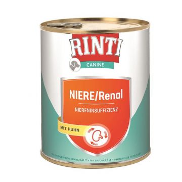 Rinti Dose Canine Niere/Renal Huhn 800 g (Menge: 6 je Bestelleinheit)