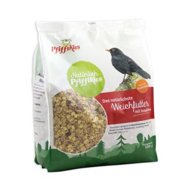 Nat&uuml;rlich Pfiffikus Weichfutter mit Insekten 1 kg (Menge: 5 je Bestelleinheit)