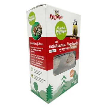 Natürlich Pfiffikus Insektenfettknödel Nuss 6er Faltschachtel (Menge: 6 je Bestelleinheit) Natürlich Pfiffikus Insektenfettknödel Nuss 6er Faltschachtel (Menge: 6 je Bestelleinheit)