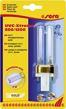 sera Amalgam UVC Lampe 5W gold - UVC-Xtreme 800+1200