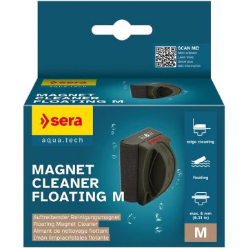sera Magnet Cleaner Floating M 8 mm Glass