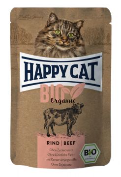 Happy Cat Bio Pouch Rind 85g (Menge: 12 je Bestelleinheit) Happy Cat Bio Pouch Rind 85g (Menge: 12 je Bestelleinheit)