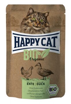 Happy Cat Bio Pouch Huhn & Ente 85g (Menge: 12 je Bestelleinheit) Happy Cat Bio Pouch Huhn & Ente 85g (Menge: 12 je Bestelleinheit)