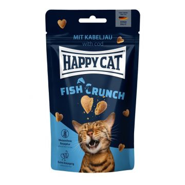 Happy Cat Crunch Snack mit Kabeljau 50g