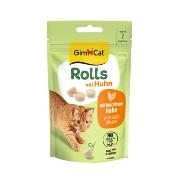 GimCat Rolls mit Huhn 40g
