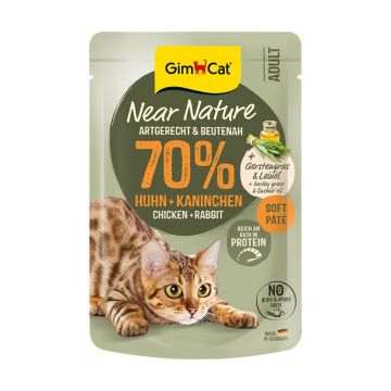GimCat Near Nature Huhn & Kaninchen 85g (Menge: 16 je Bestelleinheit)