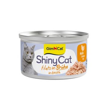 Gimpet ShinyCat in Br&uuml;he H&uuml;hnchen 70g (Menge: 24 je Bestelleinheit)